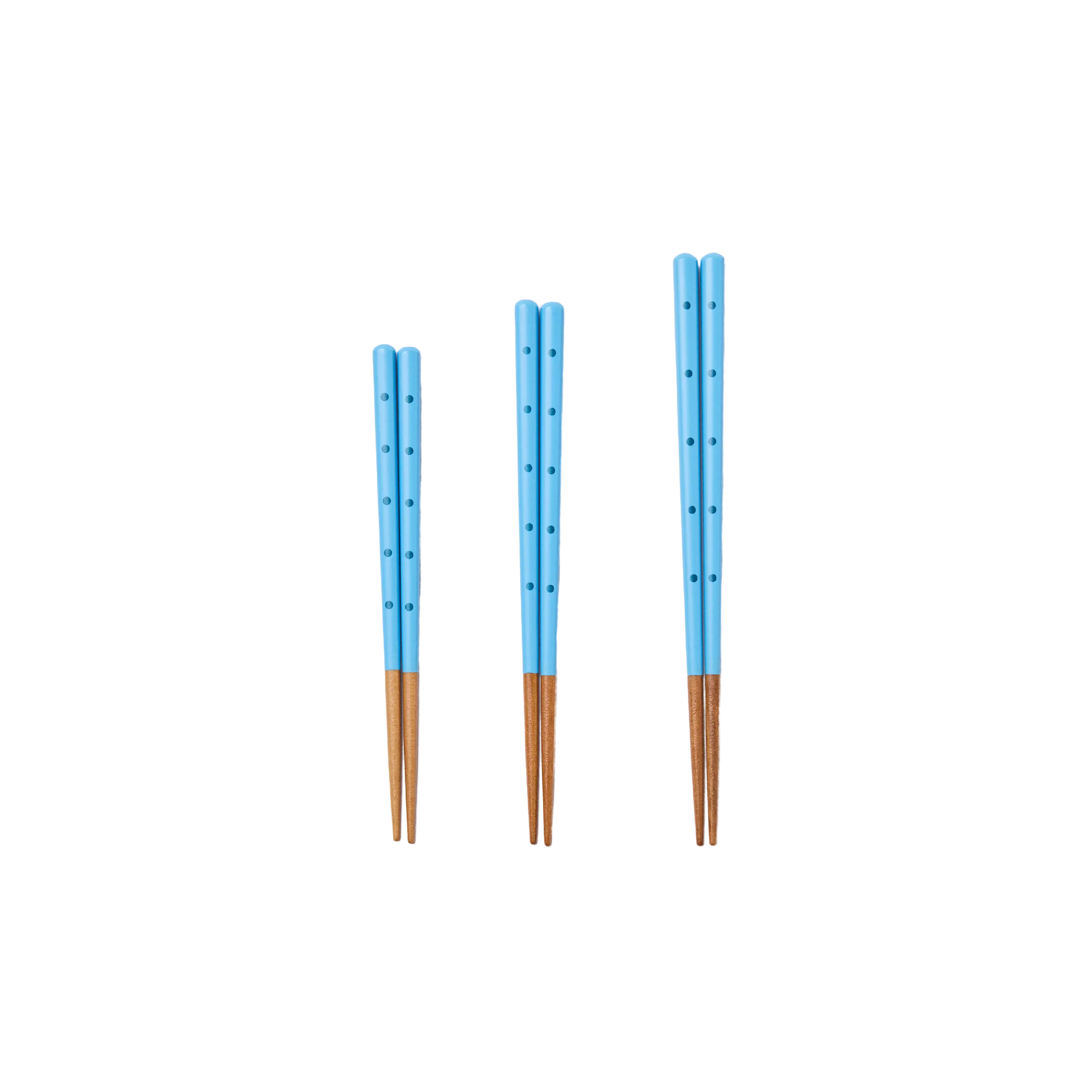 Kids’ Chopsticks – Polka Dot Light Blue
