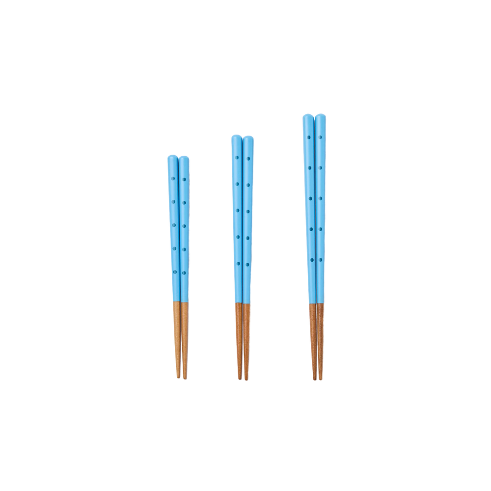Kids’ Chopsticks – Polka Dot Light Blue
