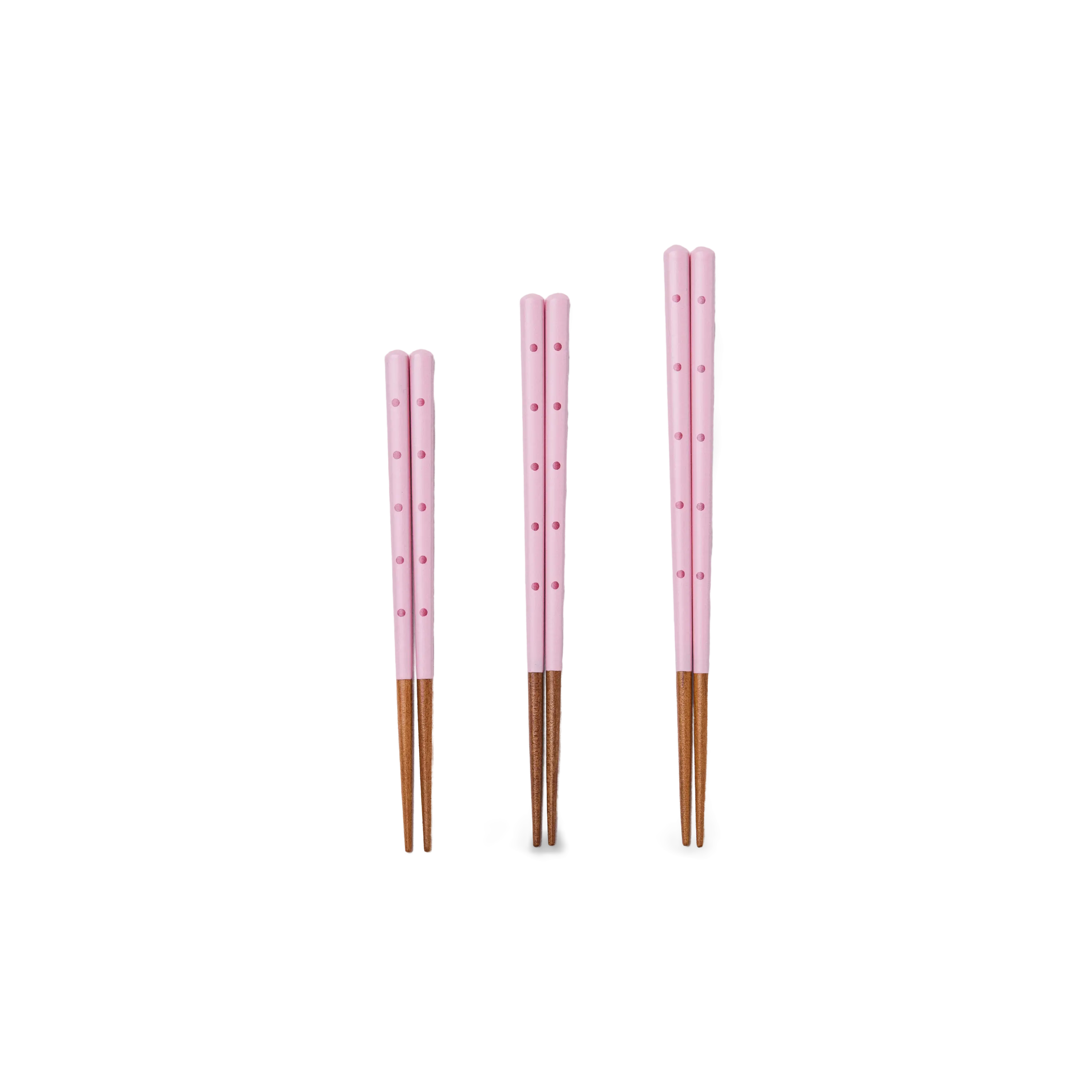 Kids’ Chopsticks – Polka Dot Pink