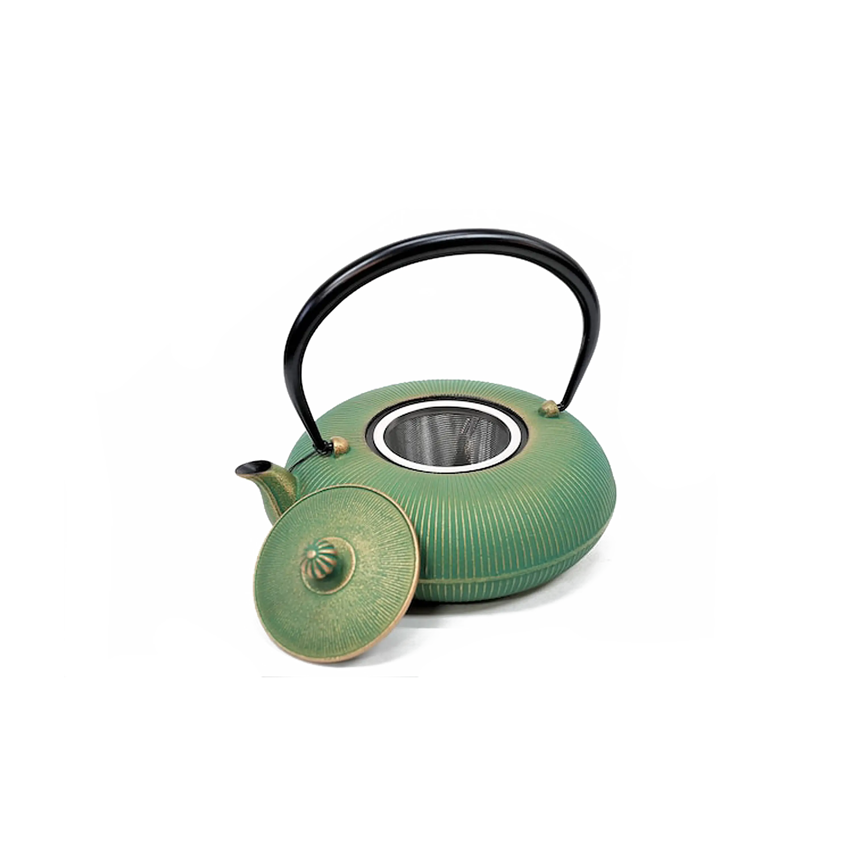 Nambu Tekki Cast Iron Kettle - “Tachime Natsukusa” Summer Grass