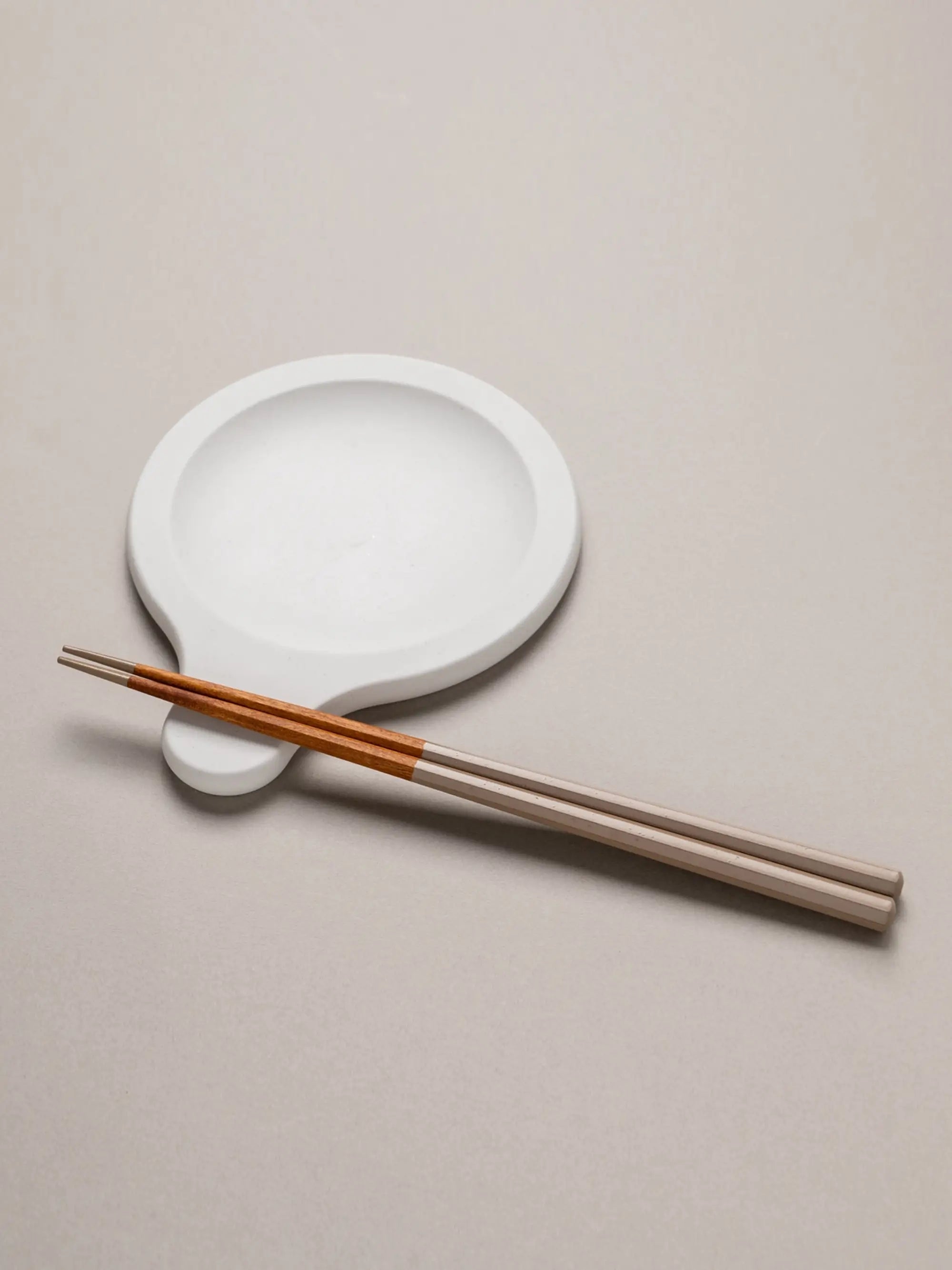 Sarahashi double set – white × gray