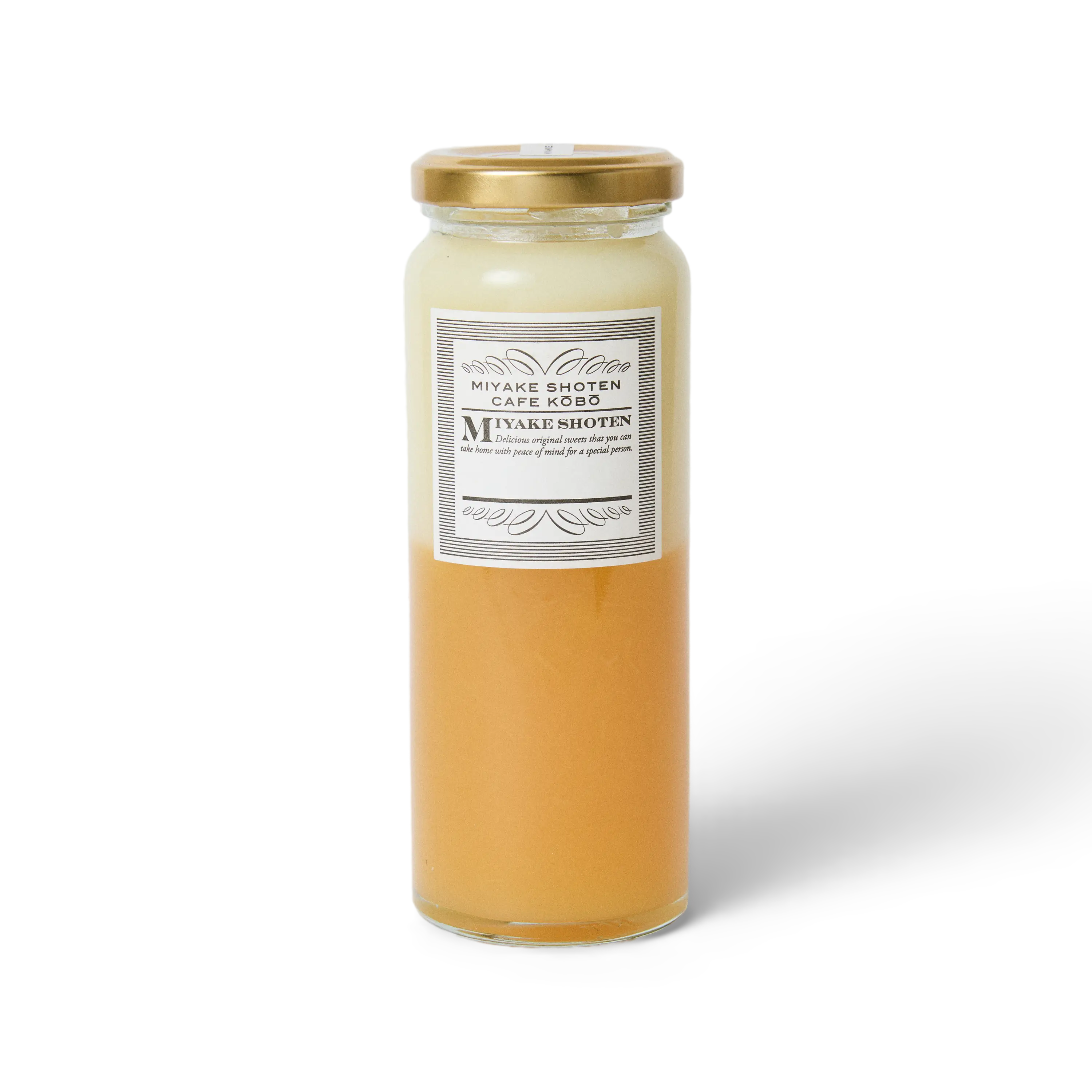 Two‑Layer Milk & Peach Jam – Creamy Meets Fruity